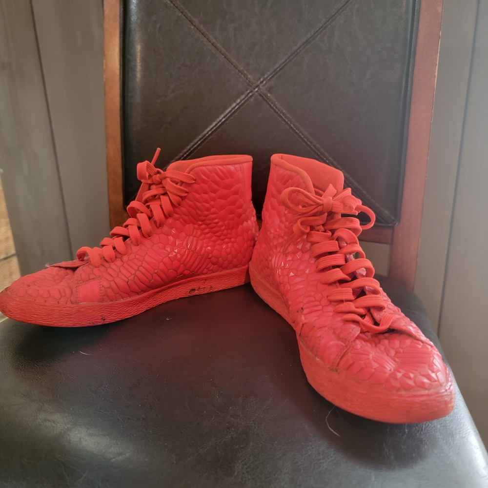 🔥 Rare Nike Blazer Mid "Snake Texture"  Red – Size 8 Men’s / 9.5 Women’s 🔥 Y2k